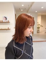 コルユニテ(col. unite)&nbsp;オレンジベージュ/オレンジカラー/ブリーチなし/暖色カラー