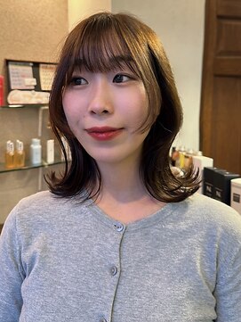 シェール(cher) くびれミディアムレイヤー【cher西宮北口：MAYA】