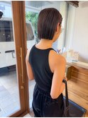 切りっぱなしボブ