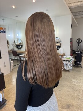 ラウブロッサム 大宮西口店(Lau Blossom) 髪質改善カラー+ミルクティーブラウン