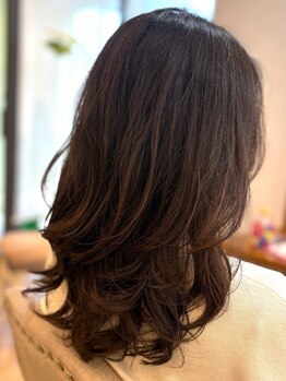 トレ(tre)の写真/髪への負担を最小限に抑えた施術で、柔らかな毛先まで潤いのある質感を実現☆朝のお手入れも簡単に＊