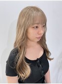 #ミルクティーベージュ#ダブルカラー
