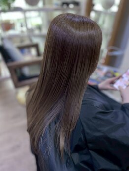 ヘアスペース ロケット(hair space Rocket)の写真/【月曜営業】【平日21時まで】"酸性ストレート"導入！柔らかな質感＆仕上がりで理想のストレートが叶う＊