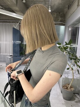 ワンカラー/ブリーチカラー/髪質改善/ハイトーンカラー