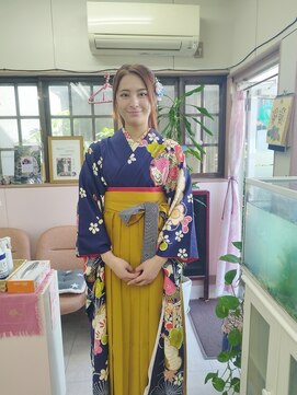 ハッチ美容室 ヘアーセット＋袴着付