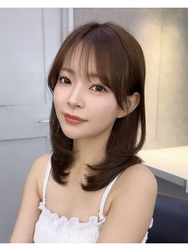 ロンドアヴァントゥス 池袋(Lond aventus) 韓国レイヤー/韓国風/ボブ/髪質改善/黒髪/ブリーチなし〔池袋〕