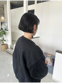 ママさん、くせ毛さんお任せください　時短ミニボブ