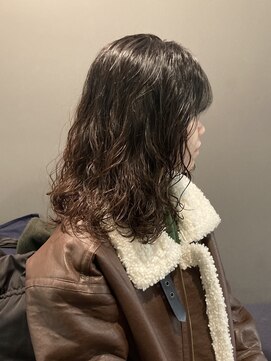 ネロ ヘアサロン 渋谷(NERO HAIR SALON) 【倉田真希】ミディアムパーマ スパイラルパーマ 前髪あり