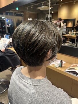 オーガニック ライフ 若葉 鶴ヶ島(organic+life) ミントアッシュグレージュカラーくすみカラー細めハイライト