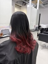 アライブ ハラジュク(ALIVE harajuku)&nbsp;ブリーチインナーバレイヤージュグラデーションカラー夕貴