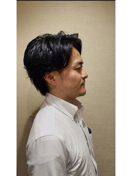 銀座八 【銀座メンズカット】銀座八×バック風ナチュラル<理容室>