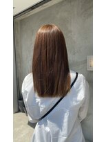 ツヤと髪 クリム(crim)&nbsp;髪質改善エステカラー　セミロング　30代　40代　20代