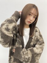 アオトーキョー 北千住(ao.tokyo)&nbsp;髪質改善ストレート×シースルーバングの艶ミディ