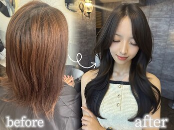 ラビス(Lovis)の写真/【最高級レミー毛シールエクステ60cm40本￥15200/60本￥20200】馴染み&モチ◎一人ひとりに合うスタイルに♪