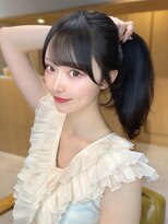 ロア 中目黒(loa)&nbsp;レイヤーカット/顔周りカット/流し前髪/小顔前髪カット