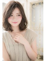 モッズ ヘア 福岡姪浜店(mod's hair) *mod's姪浜*…黒髪がセクシー♪くせ毛風セミディb