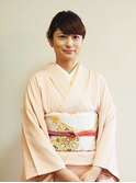 訪問着着付ヘアアップ