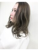 6トーングレージュ×ハイライト