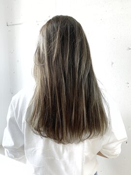 ヘアーワークス ヘルム 渋谷店(HAIR WORKS HELM) 【HELM渋谷】バレイヤージュカラー