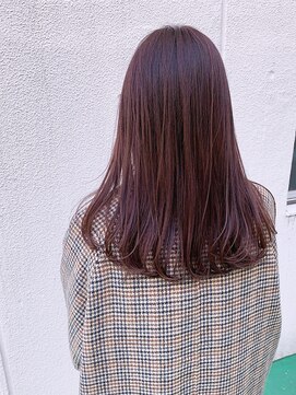 グロウミドル(GROW middle) 大人女子☆ハイライトでグラデーション☆ツヤっとピンク天野利香