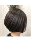 ぱつっとボブショートボブ大人女性ボブ大人女子ボブ艶髪ボブ