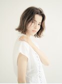 ボブ/カーキグレージュ/マッシュショート/大人かわいい[新宿駅]