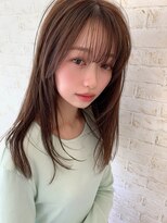 ヒイロ(hiilo.)&nbsp;【hiilo.】透明感/大人ベージュ/小顔レイヤー