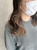 ヤード 藤沢(YARD)&nbsp;ミルクティーベージュ×インナーカラー