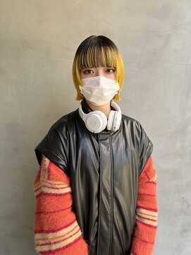 ソラ(SOLA) ウルフボブ×デザインカラー