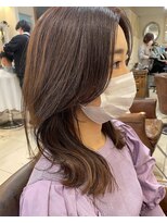 ネオリーブアイム 横浜西口店(Neolive aim)&nbsp;顔まわりレイヤー　ラベンダーグレージュ＊(