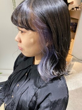 リンドリンド(Lindo Lindo) パープルインナー×ダークグレー