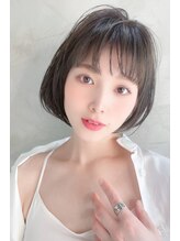 ブレイク 金沢店(BREK)&nbsp;前髪カタログシースルーバング×エアリーショートボブ