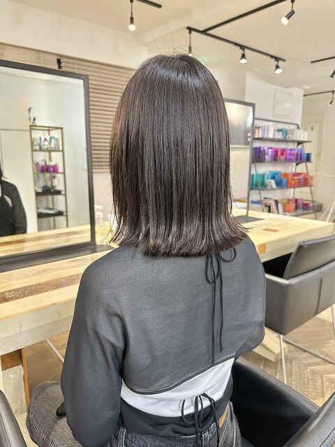 韓国ヘアくびれヘアヨシンモリ顔周りレイヤー20代30代40代