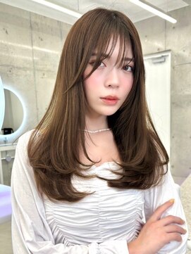 アイシー 表参道(ICY) ブリーチなしダブルカラーミルクティーベージュ *RINA