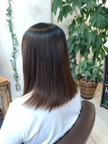 ルポ(Rupo) ミディアムヘア×縮毛矯正