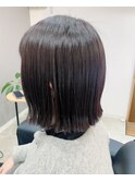 ぱつっとボブ