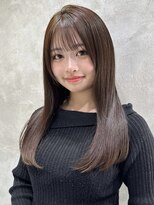 ロンドネートゥル 新潟(Lond naitre)&nbsp;新潟／万代　髪質改善艶髪チョコブラウンローレイヤー