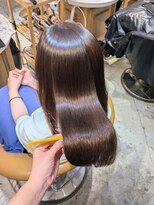 ロンド シャルム 吉祥寺(Lond charme) イメチェンミディアム美髪ワイドバングレイヤー縮毛矯正/吉祥寺