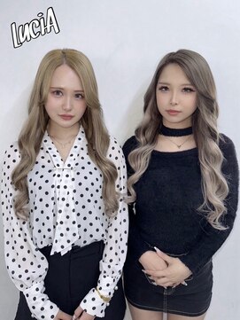 ルシア 京都四条河原町烏丸(LuciA) 【レミー100%/54cm】シールエクステ80枚+ドライカット