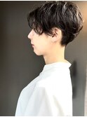 20代30代刈り上げショート刈り上げマッシュショートパーマ池袋