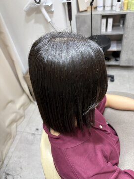 ボクノ 2号店(bokuno) 髪質改善矯正×切りっぱなしボブ