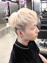 エン 栄店(enne)&nbsp;ホワイトブロンド＋マッシュ