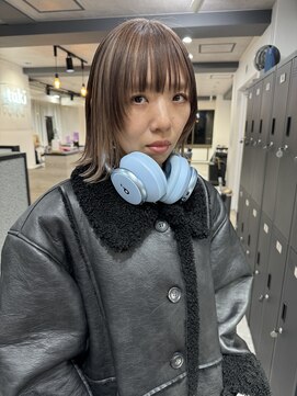 ソラ 鶴見店(sola) くびれボブ【アンブレラカラー】