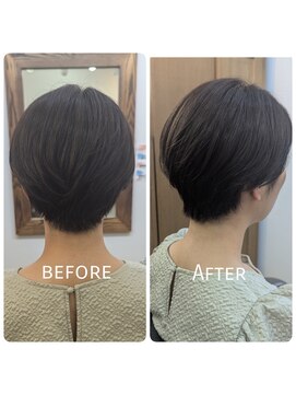 アミエ(ami e) シルキーコース+カラー+カット・髪質改善・縮毛矯正・白髪染め