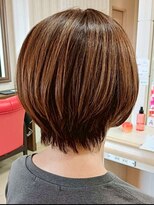 ヘアークリアー 春日部 おしゃれな大人のグラデーションボブ チョコレートカラー