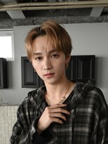 ディッセンバー 神宮前(December)&nbsp;メンズハイトーン/ライトブラウン/センターパート