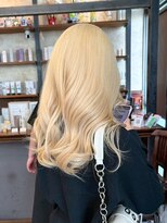アンドケー 那覇おもろまち店(and K)&nbsp;ブリーチカラー/ブロンドベージュ/ロングレイヤー