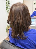 大人かわいいミディアムレイヤー☆