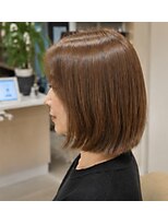 ヘアアトリエ ナイン(hair atelier nine)&nbsp;ダークパープル/ナチュラルショート/ミルクブラウン/夏/福島市