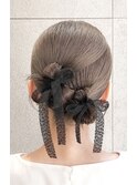 パーティーヘアセット43/ヘアアレンジ/ボブ/レイヤー/ブリーチ